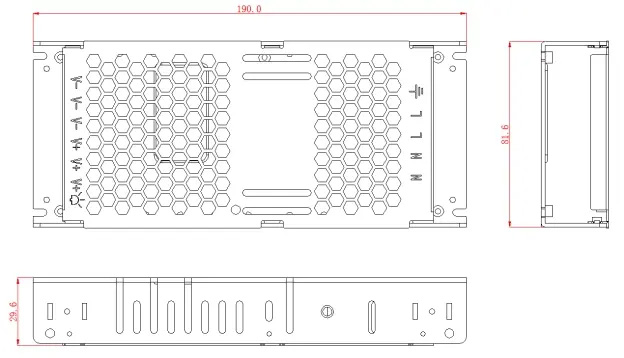 200W-300W MX Series Special power supply for outdoor full-color display screens - Image 2