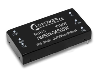 Wide voltage input, isolated stabilizer output series（HM50N-24S05W）